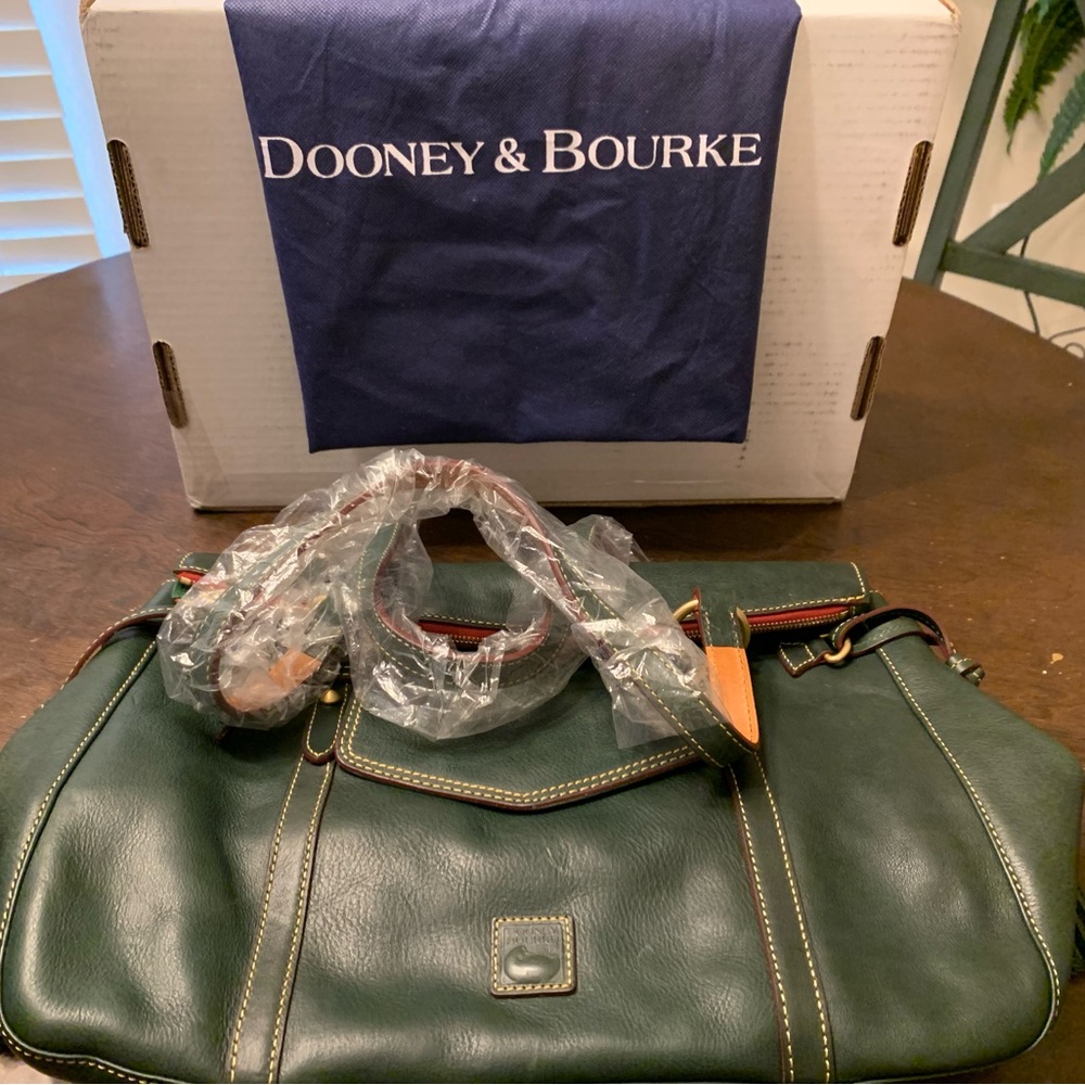 Dooney & Bourke Ivy Florentine Leather Smith Satchel